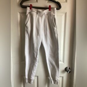 Hollister xs Classic White Drawstring Joggers